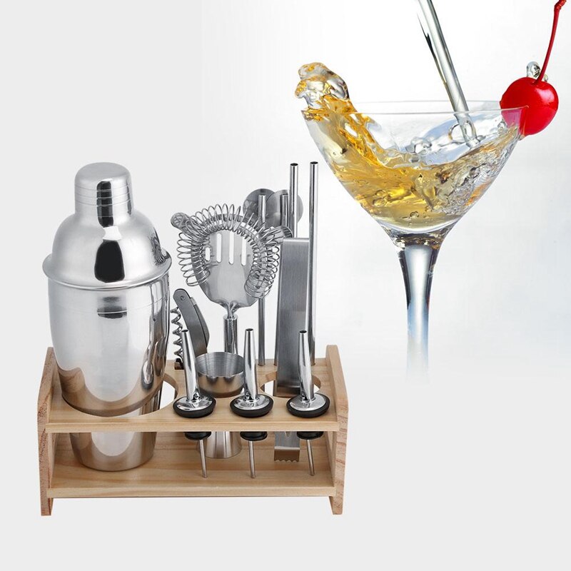 Szs bartender sæt 12 stk 550ml cocktail shaker sæt hånd shaker drink fancy kande vin mixer party bar sæt