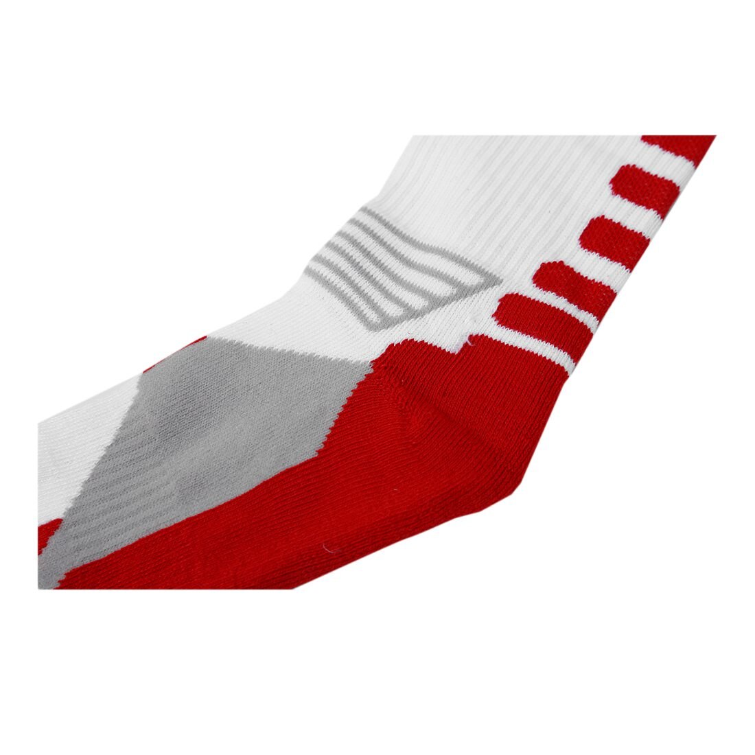 1 pari koripallosukat yleisurheilusukat ulkourheilusukat sukat (valkoiset)