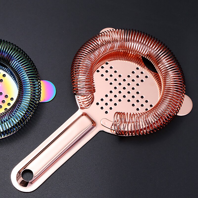 Bar Strainer Stainless Steel Cocktail Strainer Sprung Cocktail Shaker Mixed Drink Bartender Bar Tools