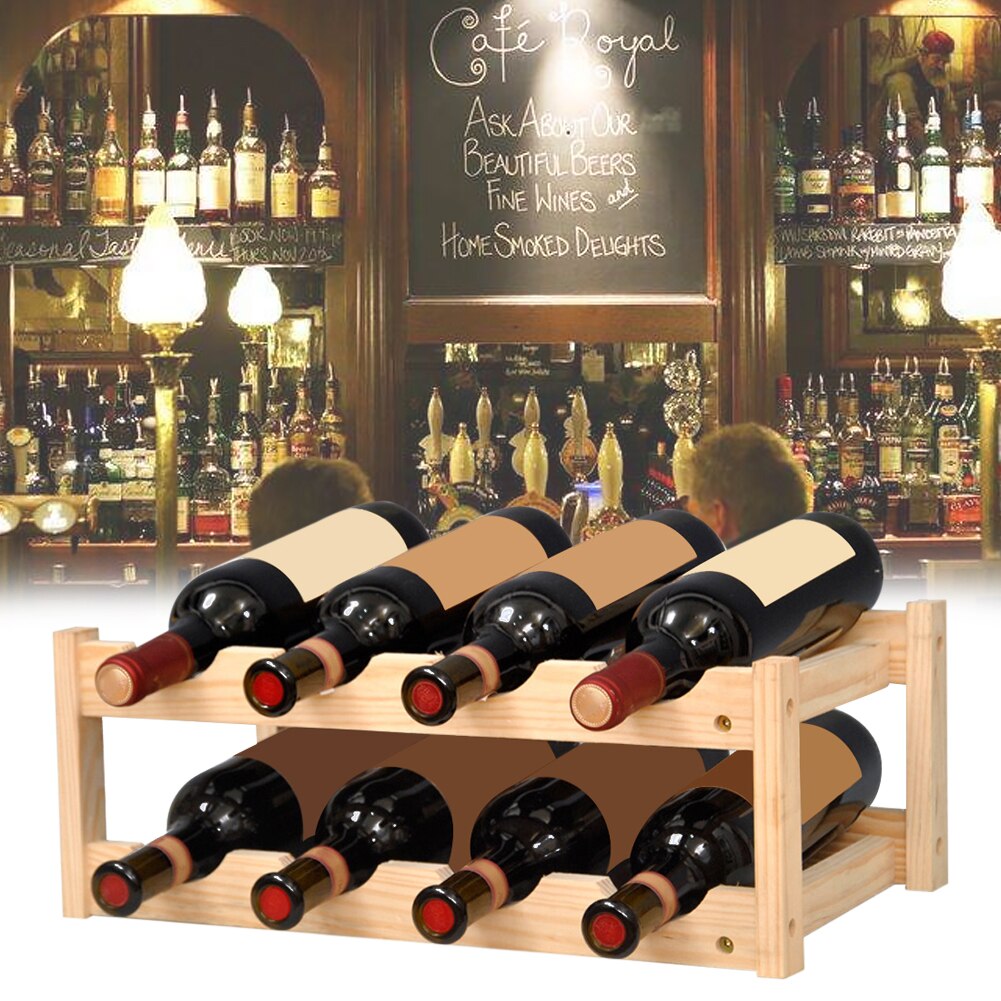 Koszyk na piwo z litego drewna klasyczny drewniany stojak na wino uchwyt na czara pojemnik na piwo kosz na bieliznę sosnowe pudełko na wino dekoracje na biurko domowe: C
