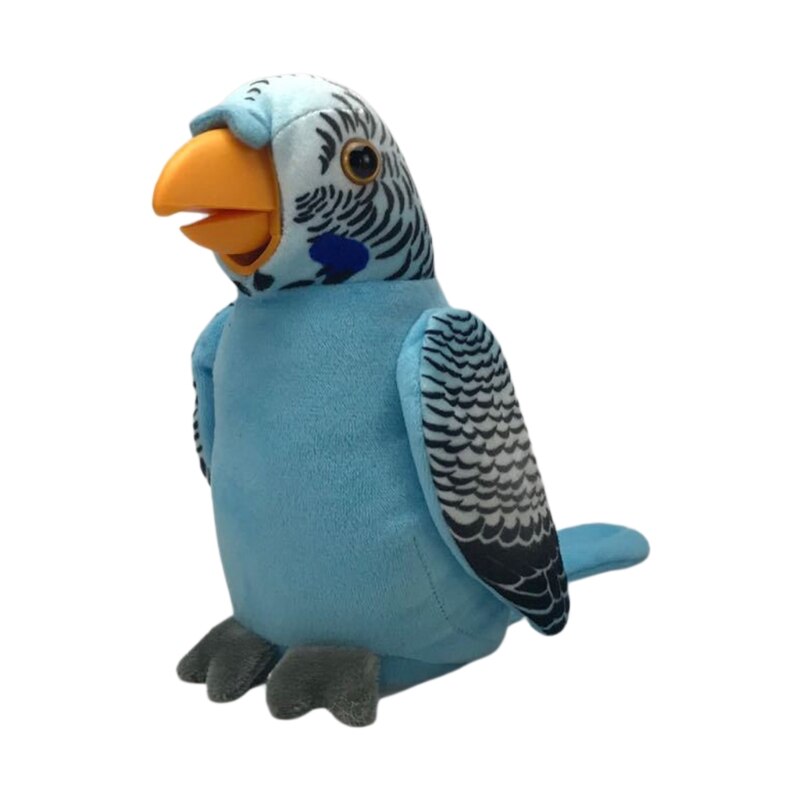 Multifunktions Elektrische Plüsch Papagei Sprechen Reden Wiederholen Winken Vogel Puppe Spielzeug L9CD: 10