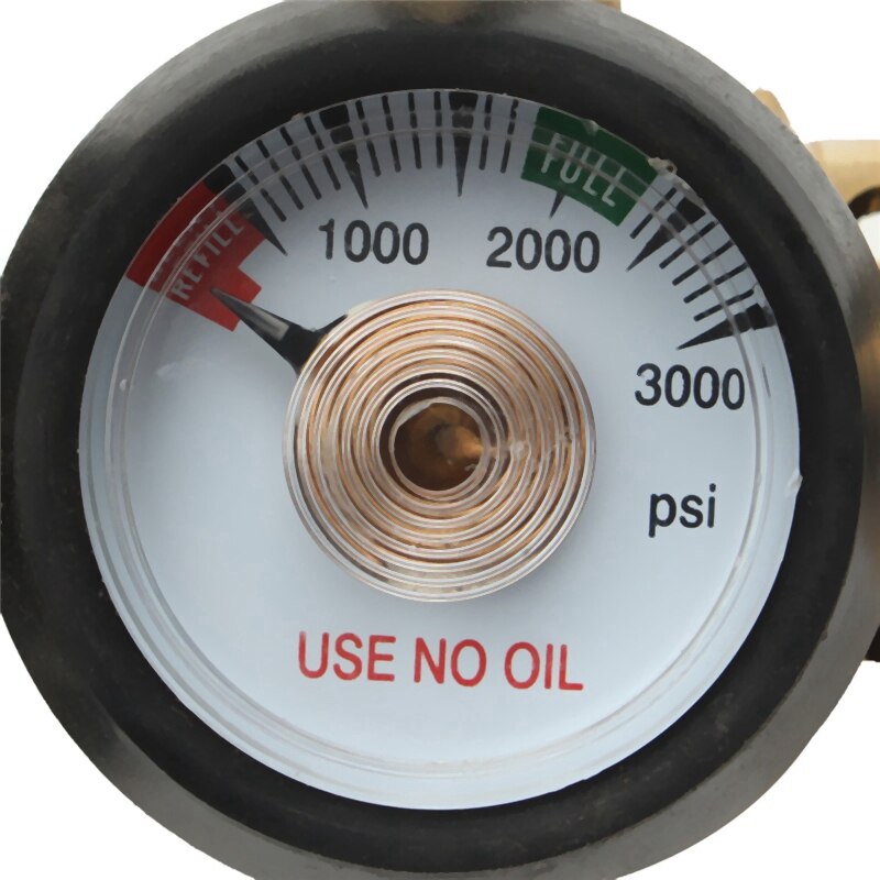 Helium Tank Regulator Filler Valve For Balloons With Gauge Pkg/1