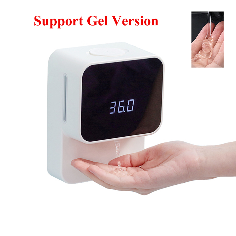 Youpin X6 Automatische Zeepdispenser Temperatuur Meet Foam/Gel Handwasmachine Muur Gemonteerde Schuim Huishoudelijke 0.25S Infrarood sensor: Gel White