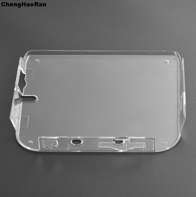 Étui de protection en cristal transparent, coque rigide pour 2DS + film anti-poussière pour Nintendo 2DS, protecteur d'écran, 1 pièce