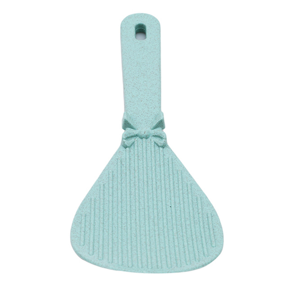 Ellenmar moderna cocina de comida cuchara de arroz con lindo Bowknot decorado trigo huele a cena cucharillas accesorios de cocina: Green