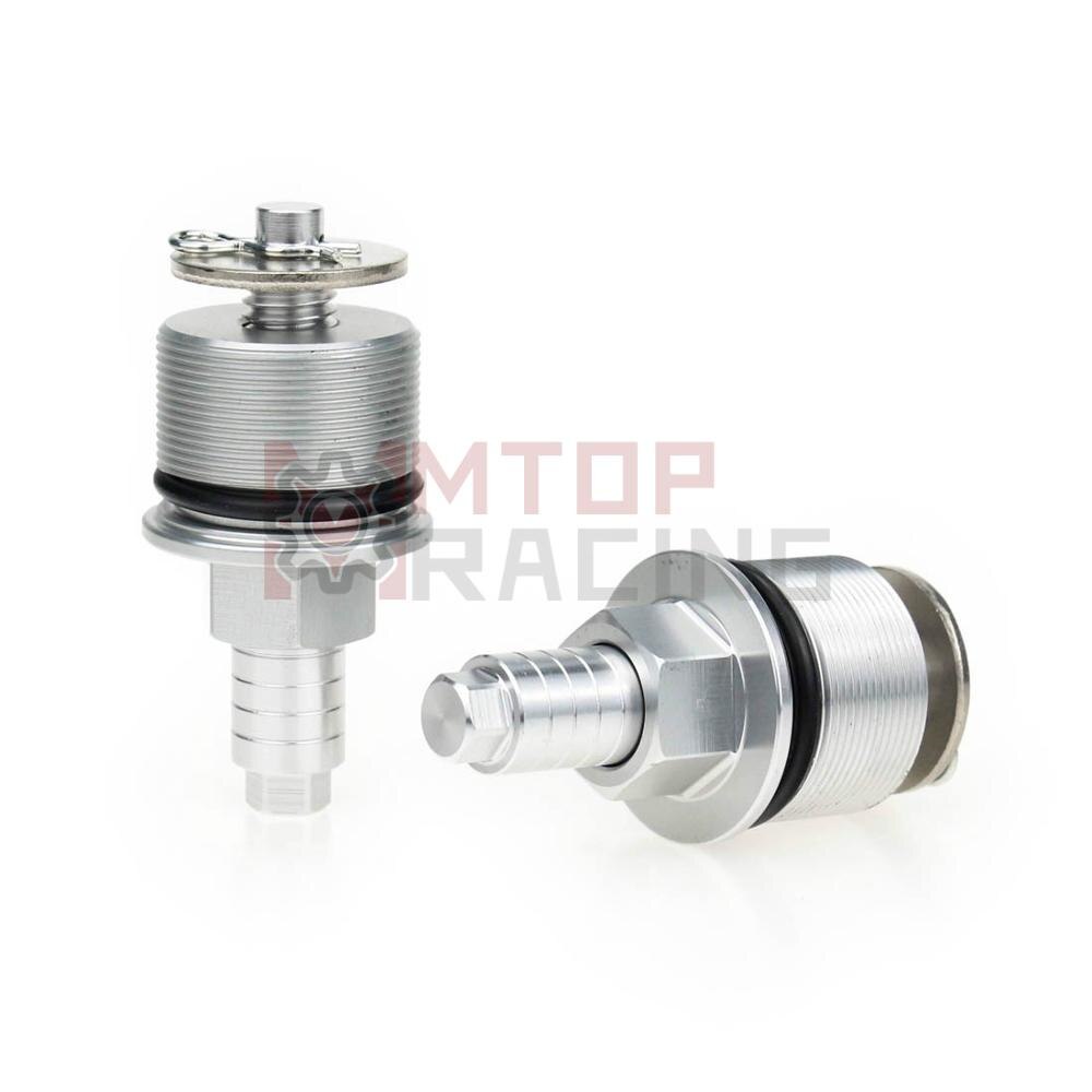 Preload Fork Caps For Honda NSR50 NSR80 NS-1 30mm Hexagonal Adjustable Fork Bolts Black Silver