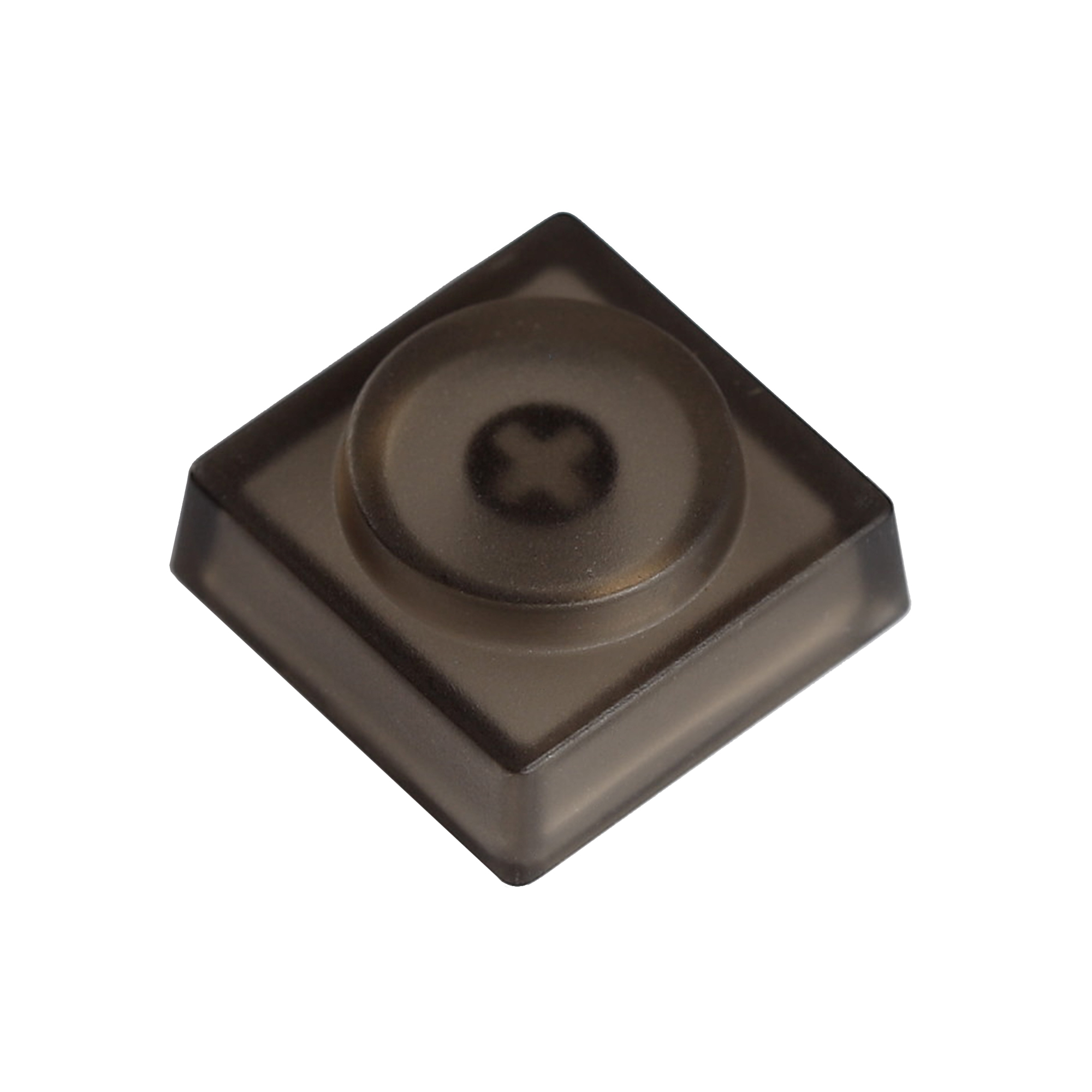 16pcs Blocks Bricks Low Profile Keycaps PBT Transparent Frosted Keycap for MX Mechanical Keyboard: DARK GRAY