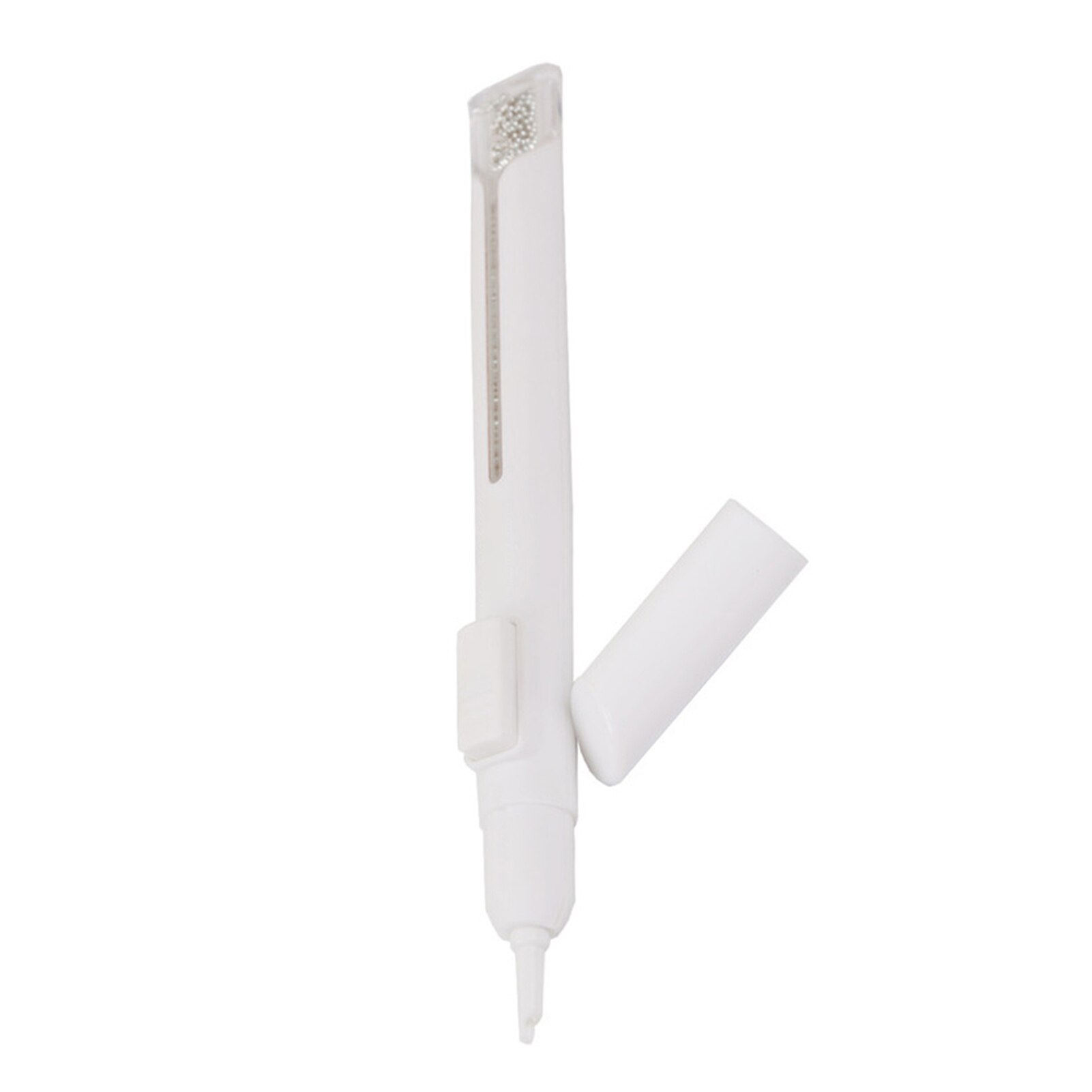 Bolígrafo pequeño de Caviar para decoración de uñas, herramienta de manicura de 0,8/1/1, 2mm, bola de acero, para Decoración: Plata