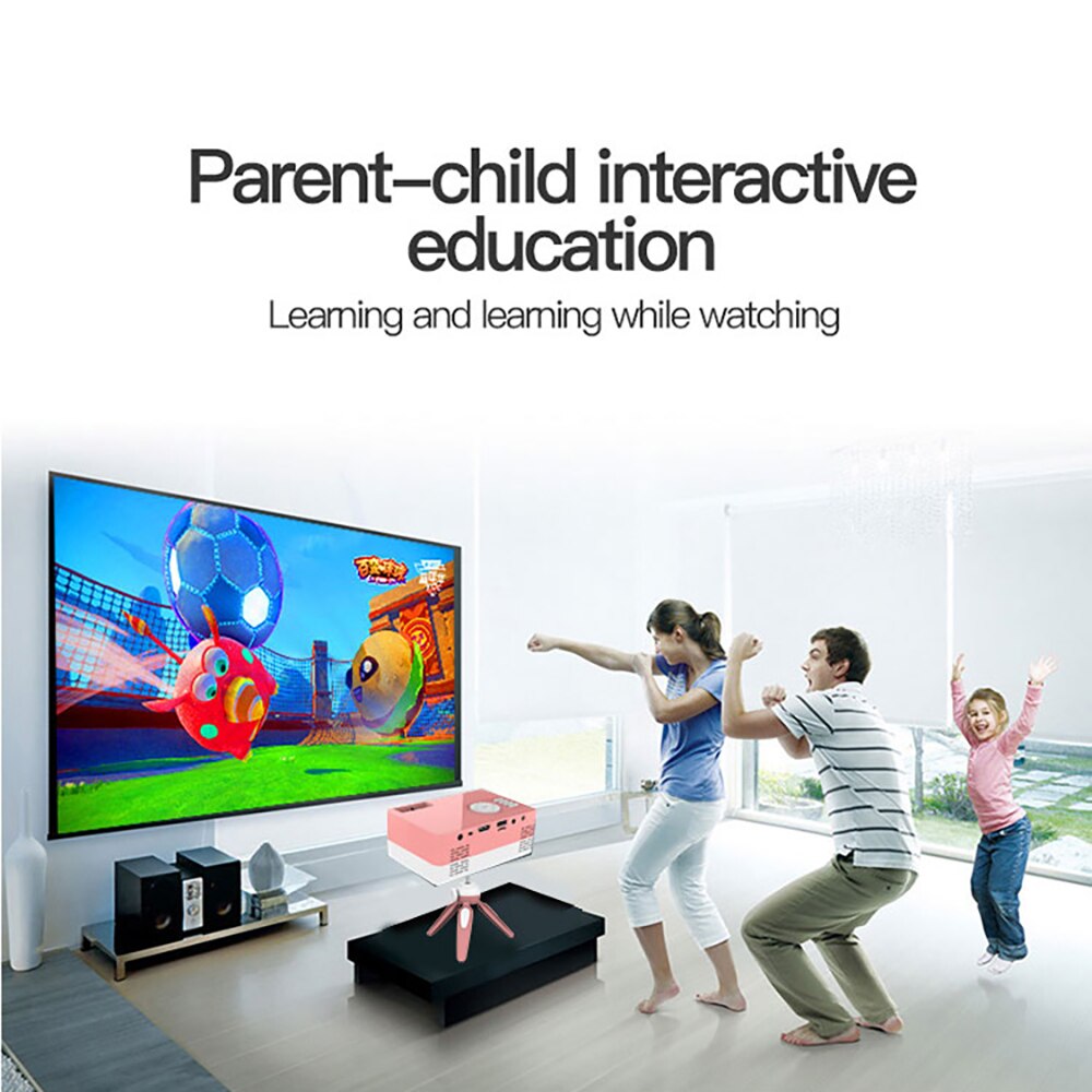 Global Version 4K Projector Full HD 1080P Mini LED Portable Projector Bluetooth WIFI Full HD TV Projector For Home Office