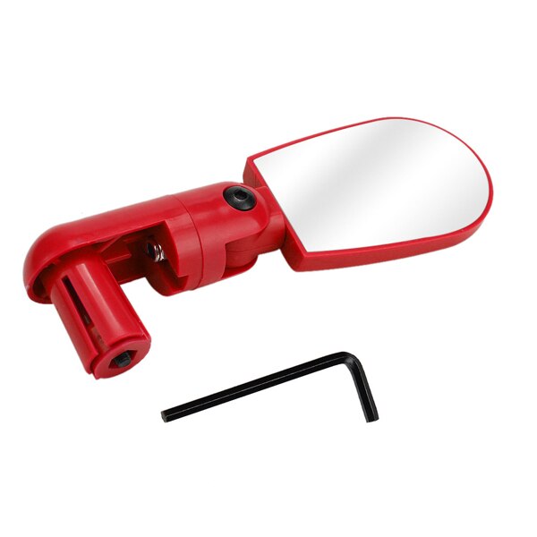 Fietsstuur Spiegel Universal 360 Roteren Racefiets Fietsstuur Rear Back View Achteruitkijkspiegel Fietsen Accessoires: Red