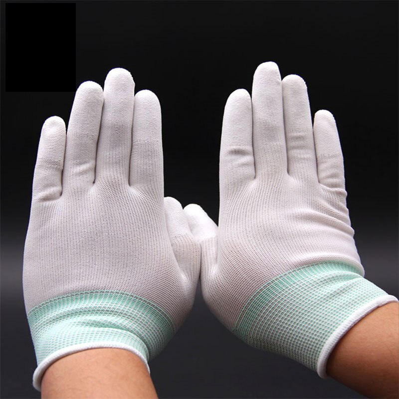 Anti Static ESD Electronic Working Gloves Pu Finger PC Antiskid For Garden
