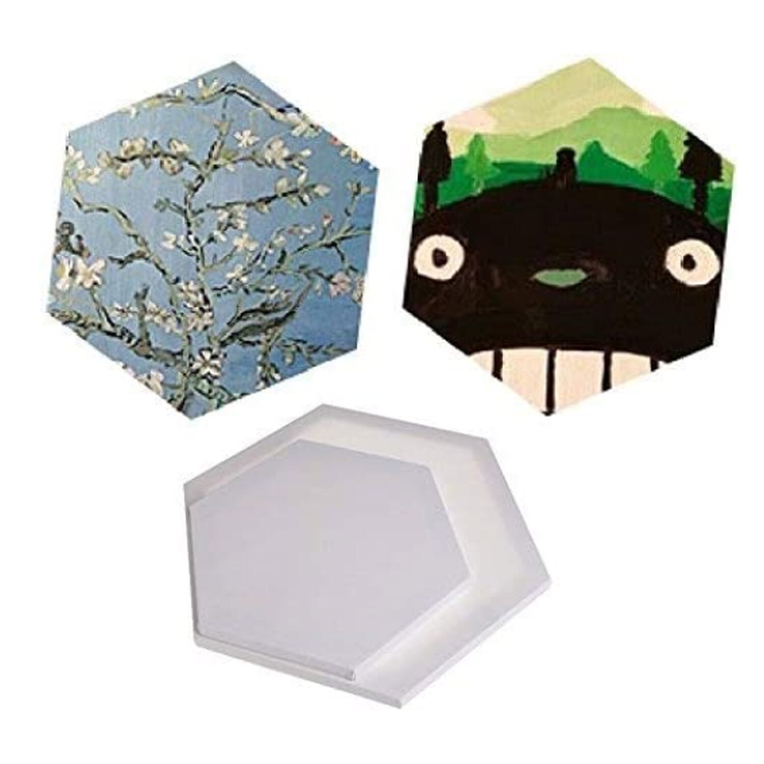 50/60cm Drawing Painting Stretched Cotton Artist Canvas Panel Board with Frame for DIY Acrylic Canvas Oil Painting Acrylic Paint