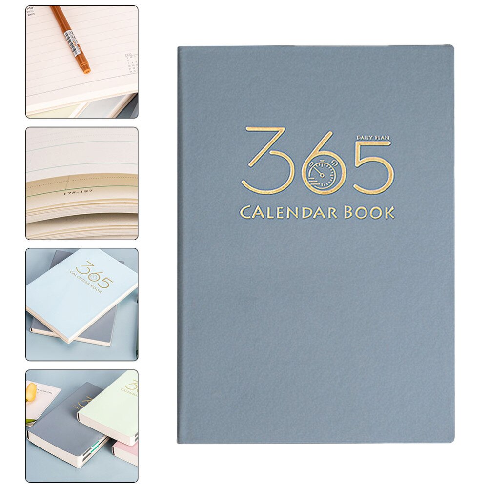 1Pc Yearly Planner Schedule Book Daily Planning Notepad Journey Book