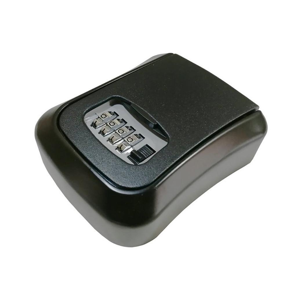 Zinc Alloy Material Code Lock Key Box Decoration Site Key Box Keysafe Password Security Code Lock Travel Security Padlock: black