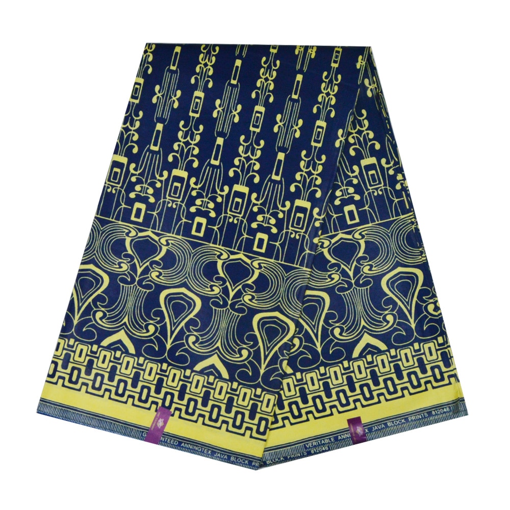 Pagne africain en Tulle coton à imprimés Super Java, Wax 100% coton de pour costumes hommes et robes