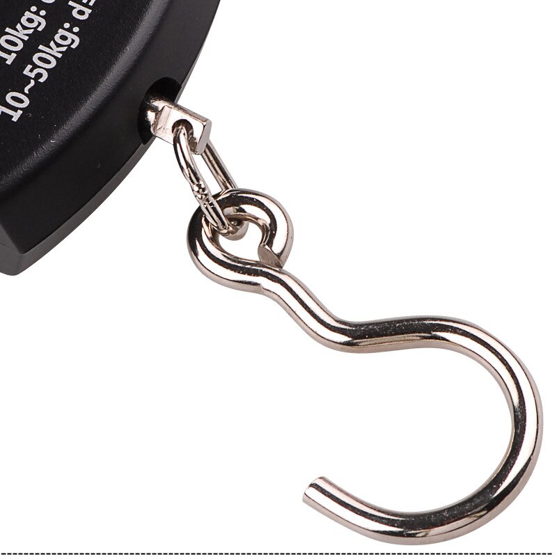 Balance de pêche numérique Portable 50Kg, crochet de poisson, balance suspendue Portable, affichage LED, Mini pesée numérique