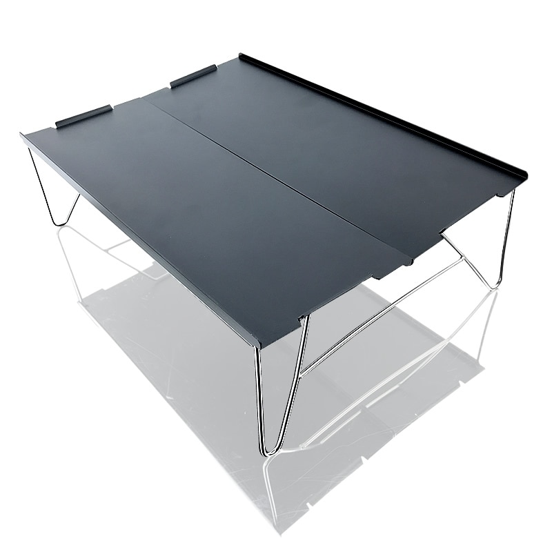 Foldebord camping mini bord folde aluminiumslegering kompakt letvægts mobilbord