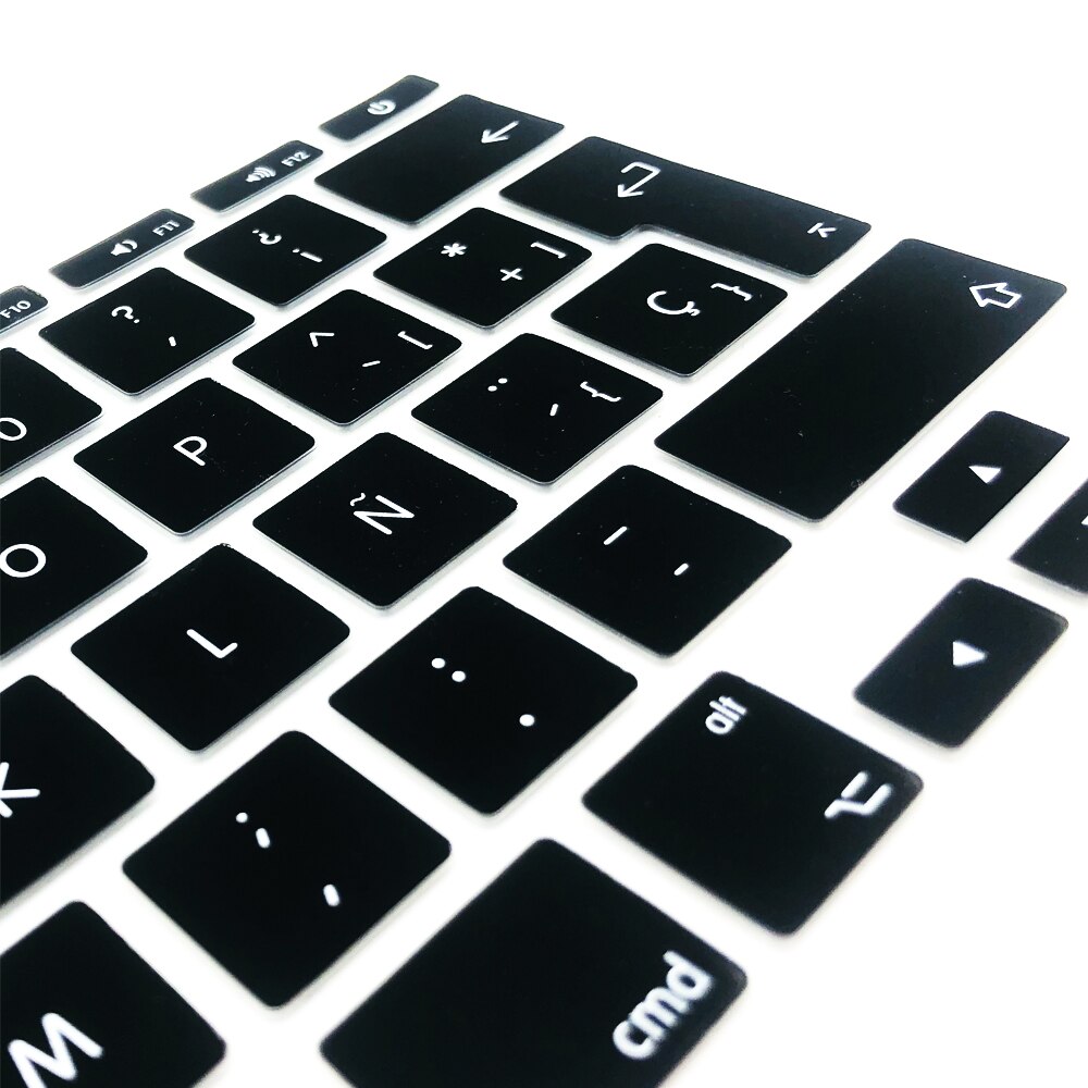 Latin Spanish layout Keyboard cover for Macbook air11 protective film silicone sleeve A1465 A1370 keyboard sticker