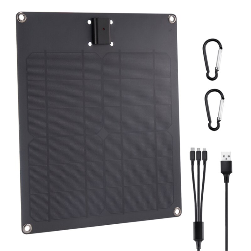 Monokristallijn Zonnepaneel 12V - 30 Watt - Draagbaar en Efficiënt