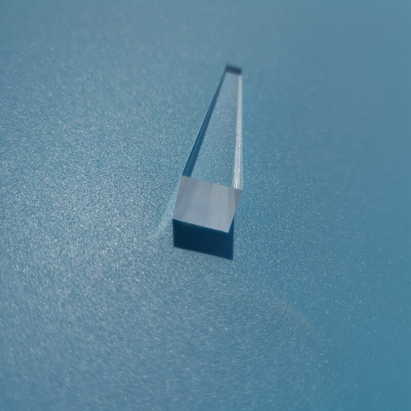 36.5*3*5mm prisma quadrangular experimento óptico de luz guia coluna de vidro óptico k9 material