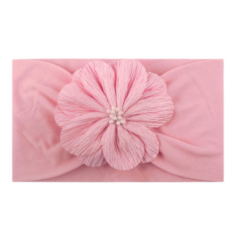 Kids Hoofdband Haar Kid Barrette Accessoires Nylon Stof Bloem Flora Hoofdband Schattige Prinses Super Zachte Modieuze Bands