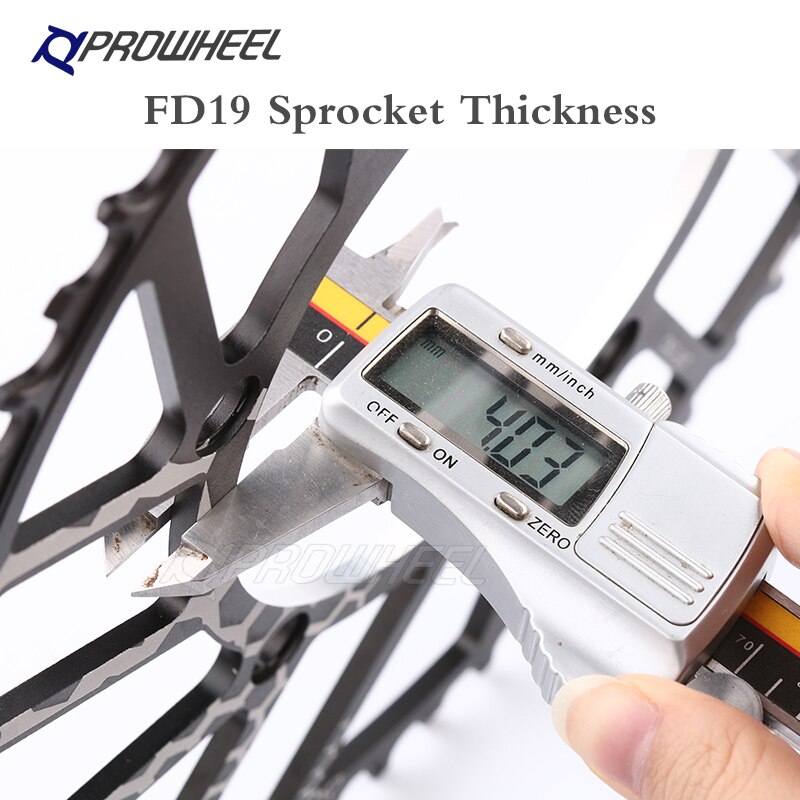 PROWHEEL 130BCD corona bici pieghevole 56T/58T/60T guarnitura pieghevole pignone piega bicicletta ampia ruota dentata stretta lega di alluminio