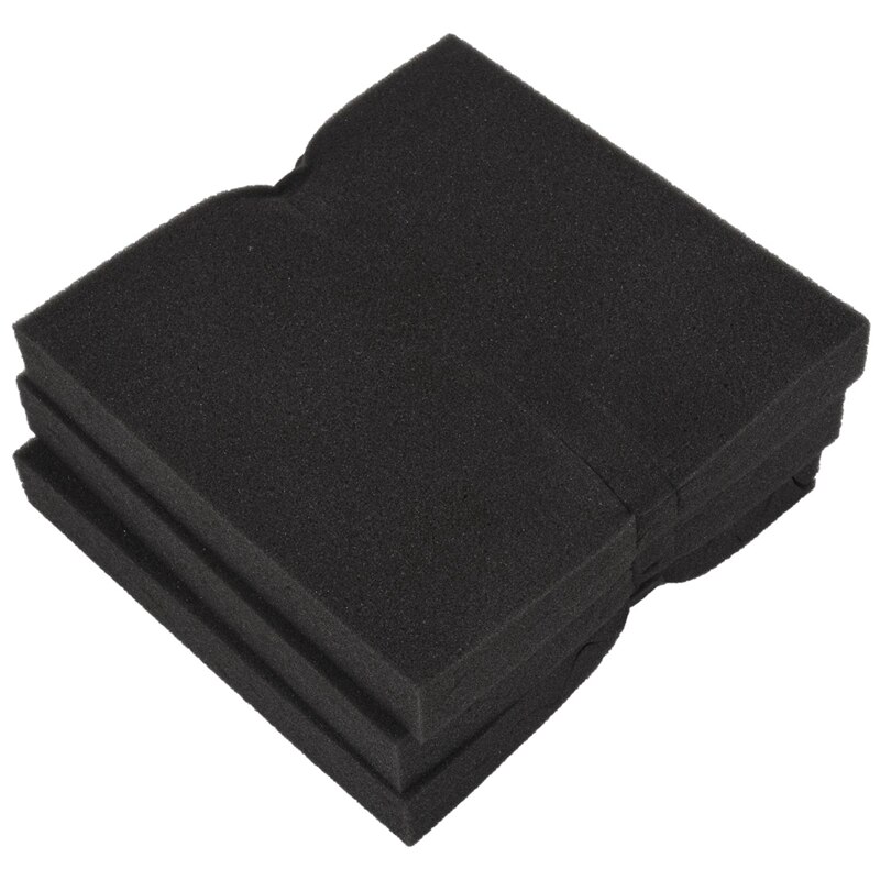 6pcs Soundproofing Acoustic Foam Tiles Noise Sound-Absorbing 30X30X4CM