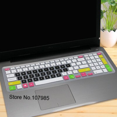 15 inch laptop toetsenbord beschermhoes voor dell inspiron 15 5000 5568 15cr 15cr-4528b vostro 15-3559 ins 15 5565 5567 7567