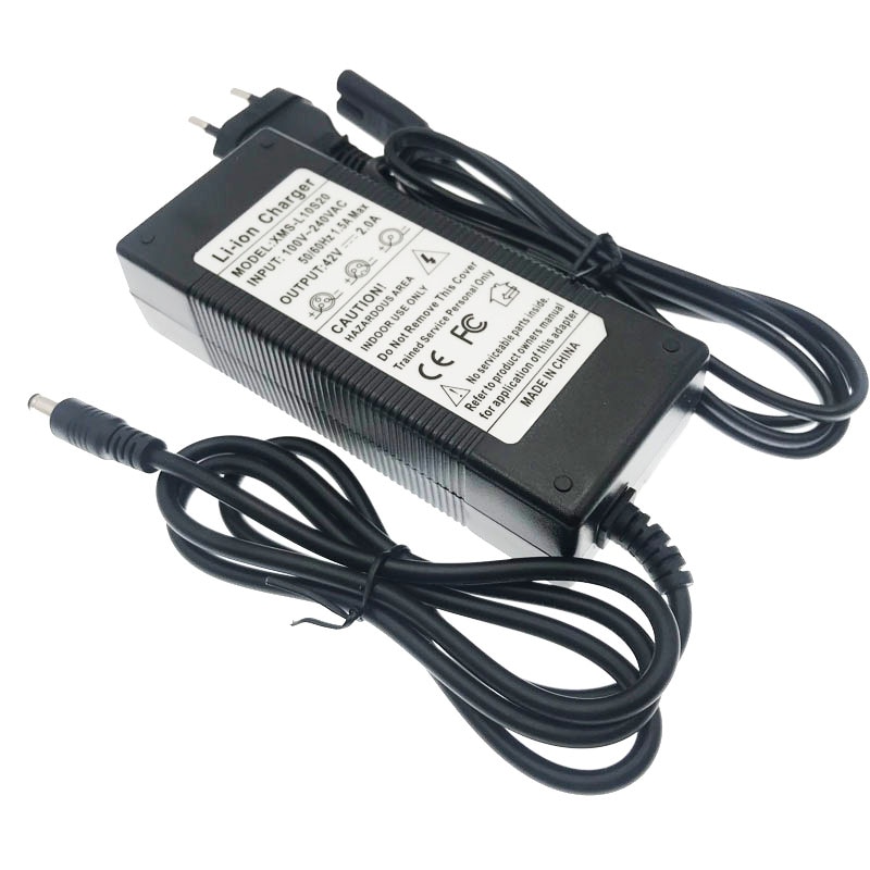 18650 lithium battery charger 12V 36V 42V 54V 25.2V 29.4V 60V 72V 2A charger 100-240V for 36V electric bicycle li-ion battery
