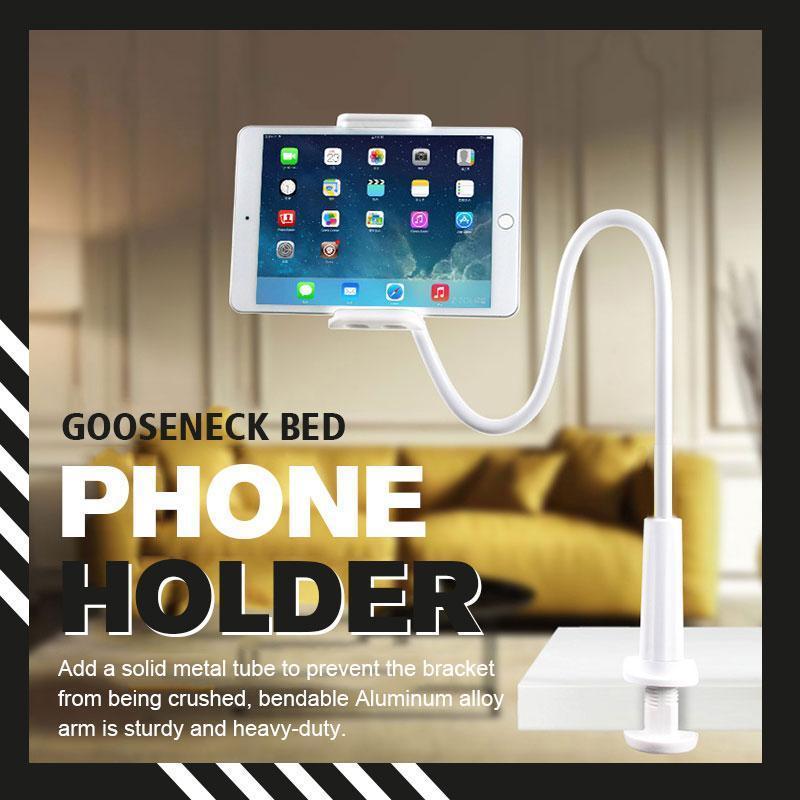 Gooseneck Bed Phone Holder Lazy Flexible Mount Hol... Vicedeal