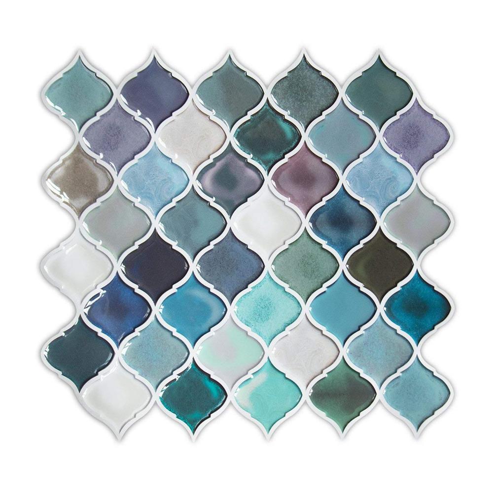 Carrelage mural en porcelaine, 10 pièces, motif lanterne, imperméable, pour cuisine, salle de bain et chambre à coucher: HY-A7001