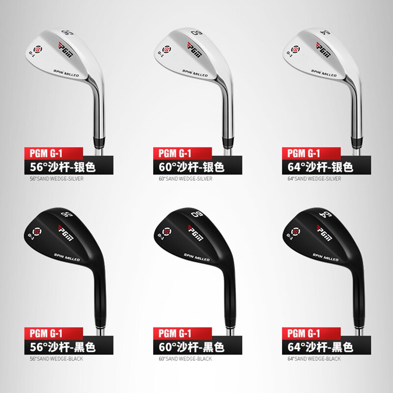 PGM Golf Clubs Sand Bar Cut Rod CNC Face Groove Stainless steel Golf Wedges Club Occupation Shaft /Cutter/Wedge 50-64 Degree