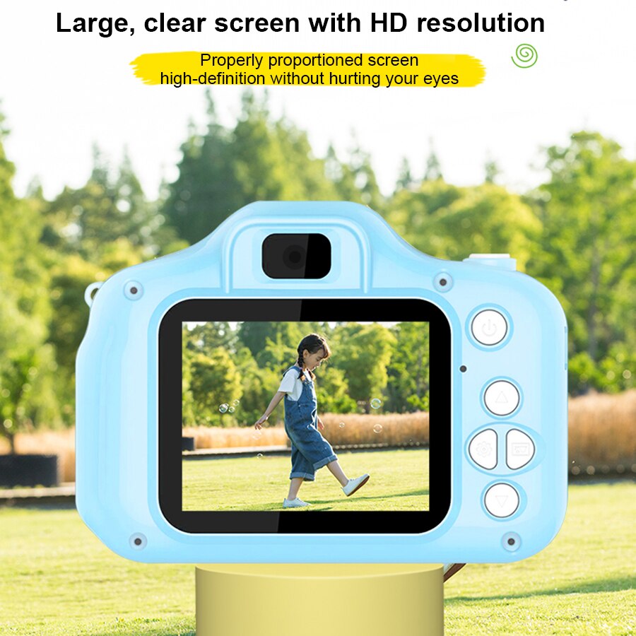 Draagbare Kinderen Camera Full Hd 1080P Mini Digitale Video Foto Camera Fotograficas 2 Inch Scherm Chargable Fotografie Camera