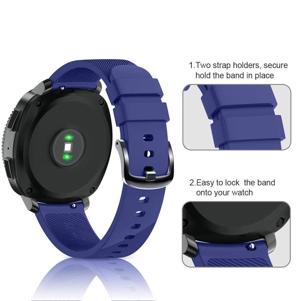 Colorful Soft Silicone Replacement Strap for Garmin vivoactive 3 vivomove3 HR Smart Wristband for GARMIN Forerunner 645