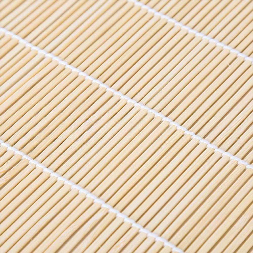 Sushi Mat Bamboo Sushi Rolling Mat Lightweight Durable Natural Bamboo Sushi Rolling Mat Sushi Making Tool for Family