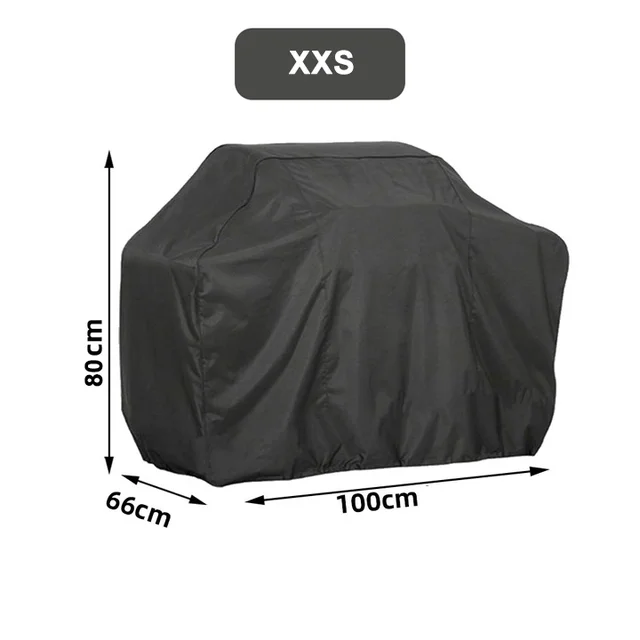 BBQ Grill Barbeque Cover Anti-Dust Waterproof Weber Heavy Duty Charbroil BBQ Cover Outdoor Rain Protective Barbecue Cover: Red