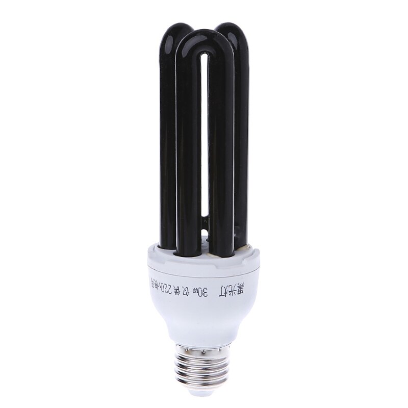 E27 15/20/30/40W UV Ultraviolet Fluorescent Blacklight CFL Light Bulb Lamp 220V: 30w