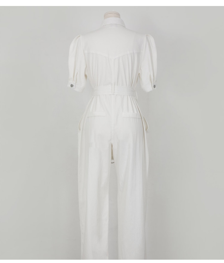 Smthma sommer kortærmede jumpsuits kvinder jumpsuit overalls med høj talje til kvinder pink og hvide lady rompers overalls