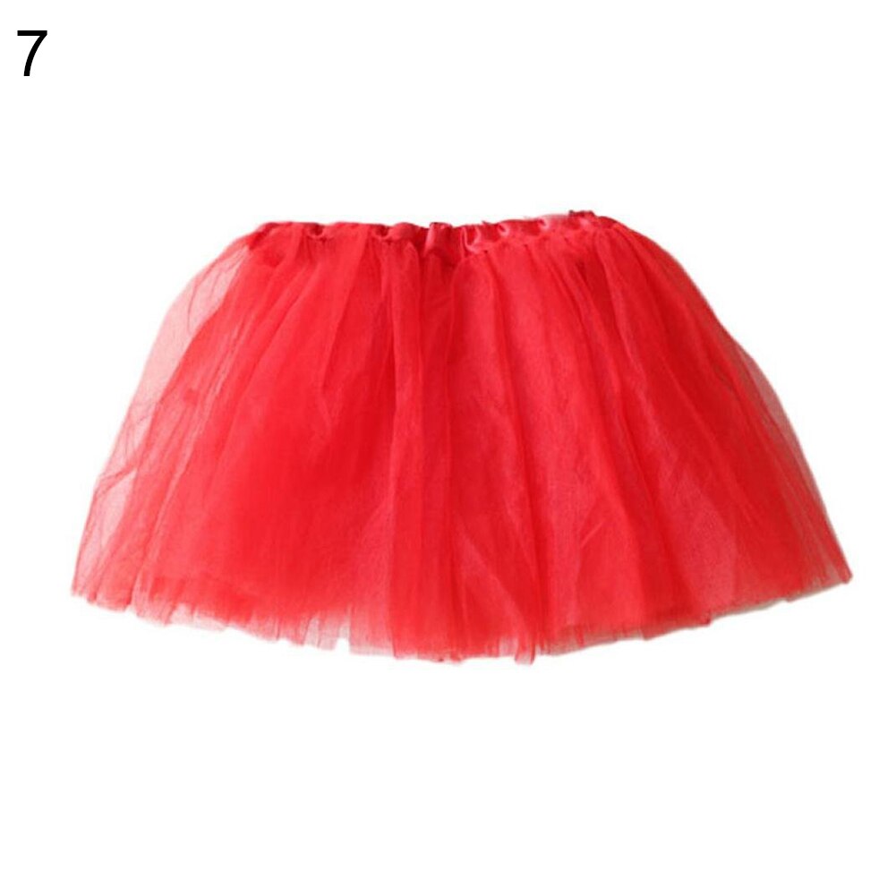 Cute Girl Little Princess Fancy Dancewear Ballet Dance Party Tutu Skirt Costume