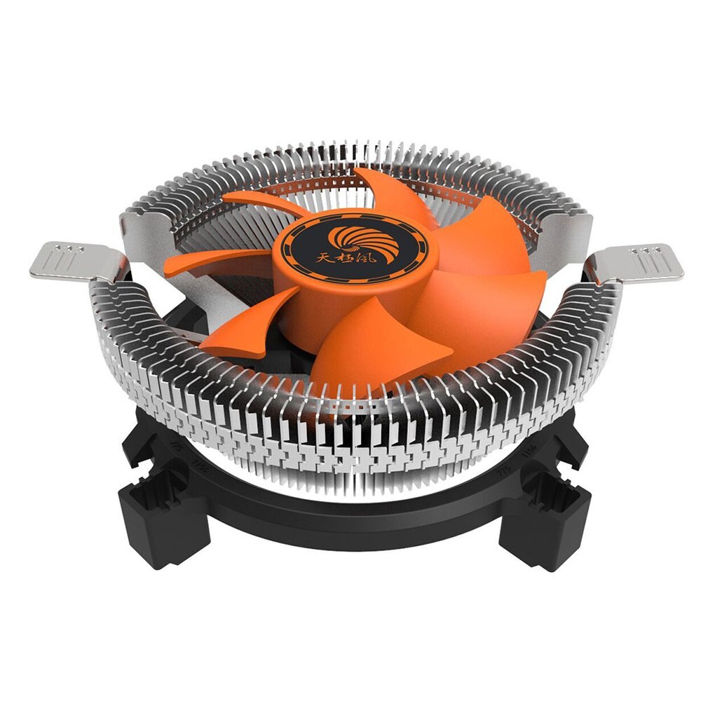 Long Service Life Super Quiet Computer PC CPU Cooler Cooling Fan Heatsink for Intel LGA775 1155 AMD AM2 AM3 754: Default Title