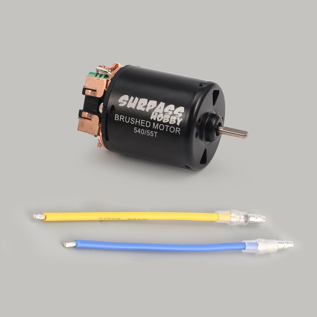 Surpass Hobby 540 13T/17T/21T/23T/27T/35T Brushed Motor 3.175mm Shaft for 1/10 RC Off-road Racing Car Vehicle Part Accessories: 540 55T