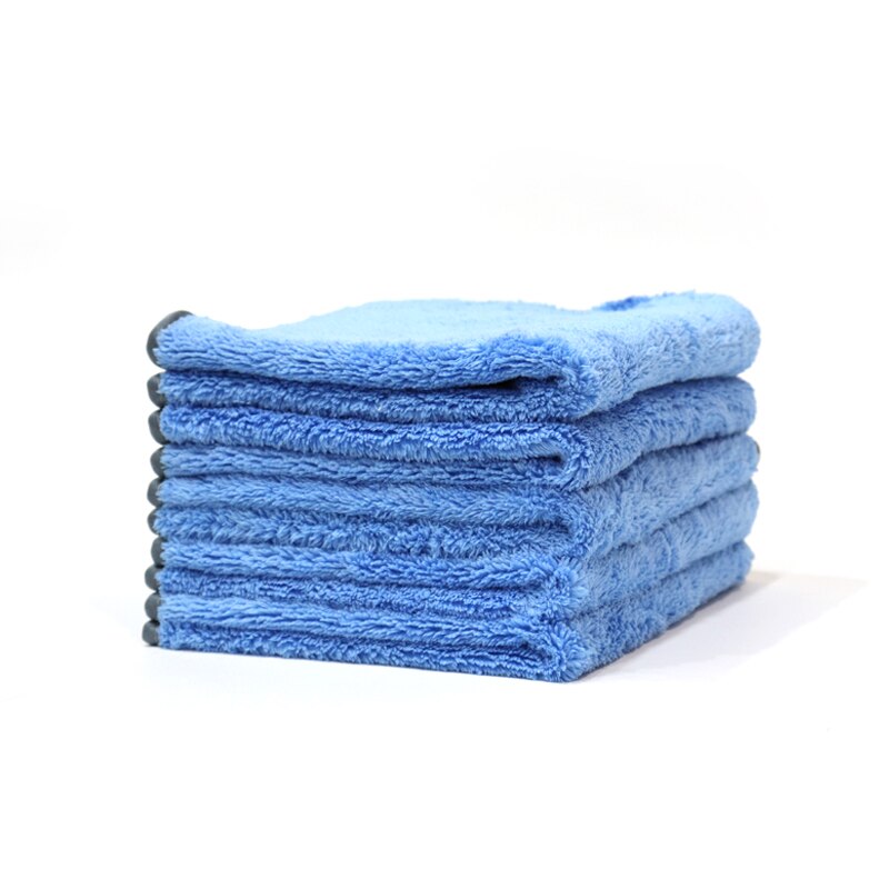 AUTO tigre de lana de Coral toalla para limpieza de coche detallado de coches secado Toalla de microfibra de tela lavadora automática toallas: Blue 40x40 cm