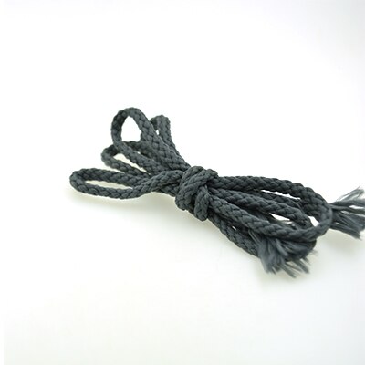 Corde en fibre de polyester, haute résistance, 4mm, 30 couleurs, pour bricolage, fait à la main, accessoires pour la maison, projets artisanaux,: grey 004