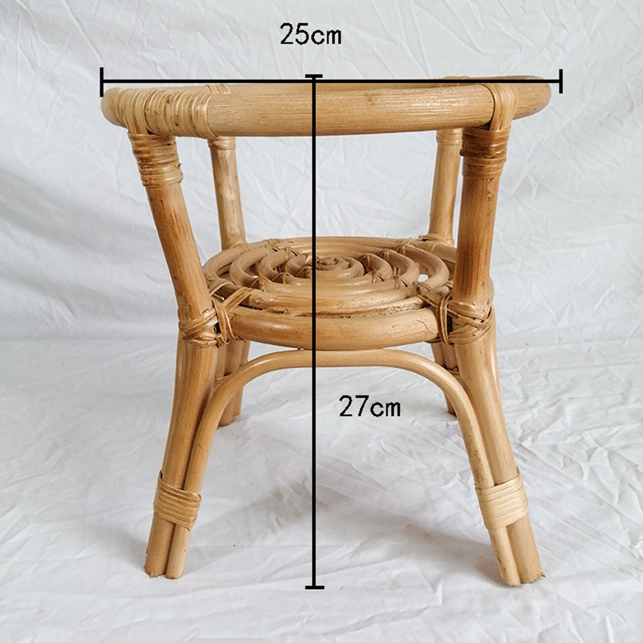 Rattan Plant Stand Indoor Plant Pot Holder Garden Vine Trellis Wooden Flower Rack Flower Pot Rack Plant Shelf In Balcony