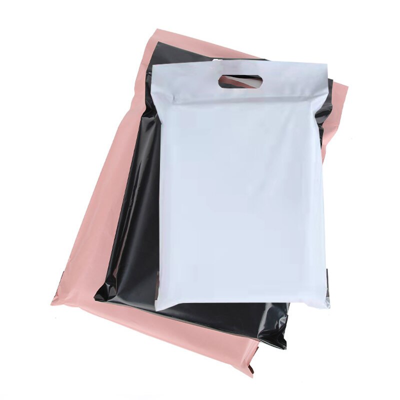 50Pcs Express Tote Bag Eco-Friendly Waterproof Clothing Packaging Bags Thicken Poly Plastic Envelope Mailing Pouch Courier bag