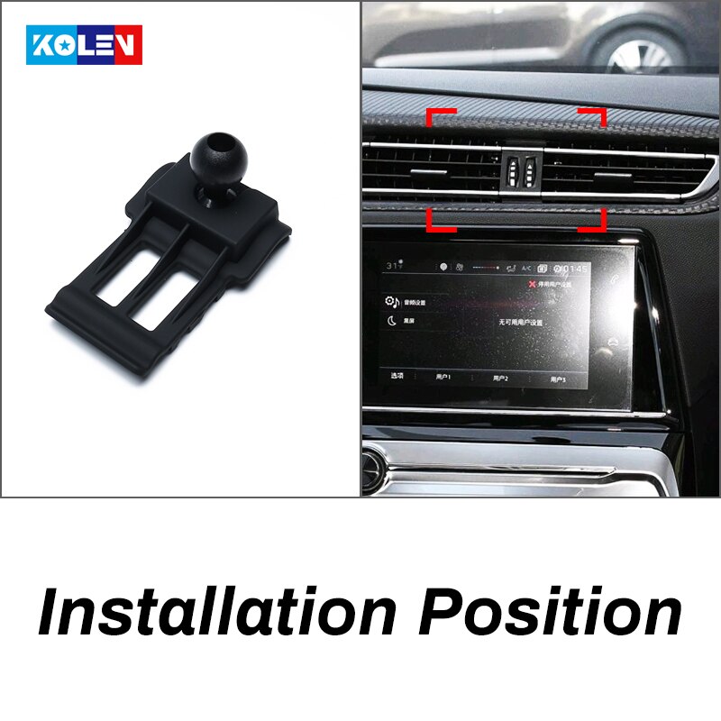 Soporte de teléfono móvil para coche Peugeot 308, , GPS, montaje en rejilla de ventilación, soporte de gravedad, carga de teléfono