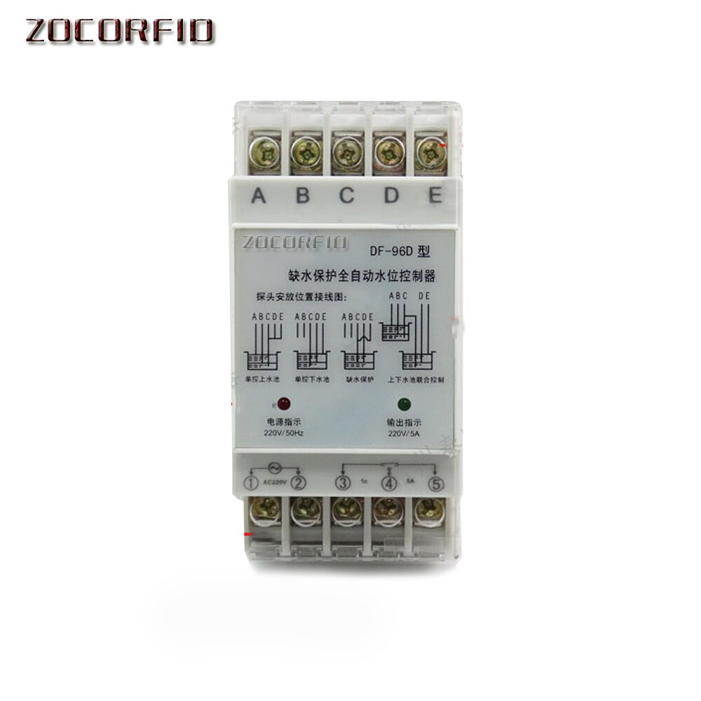 DF-96D DF96B Automatic Liquid Switch protection automatic water level controller Pump Controller with three probes 5A 220v