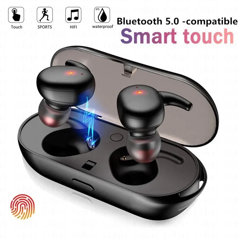 Y30 TWS Bluetooth Earphone Hearing Aid Wireless earphone Touch Control Motion waterproof earphone microphone Music earphone