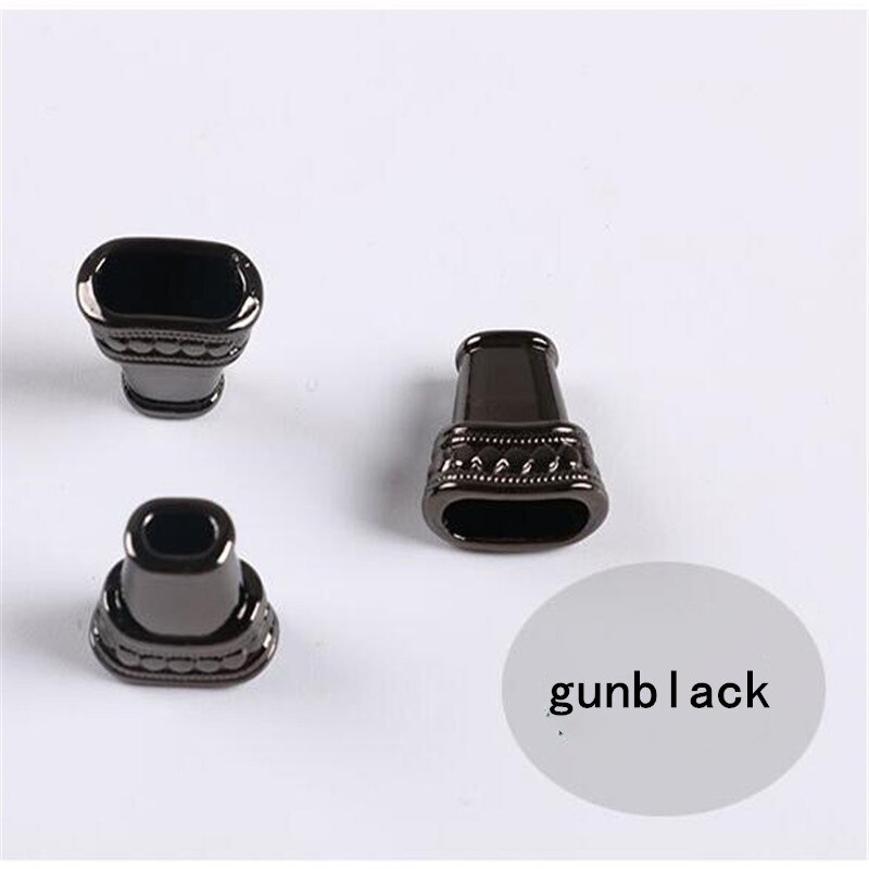 Stopper Cord Ends Lock Metal buckle for Bag Shoes Sportswear Garment Lanyard Accessories 30pcs: gunblack
