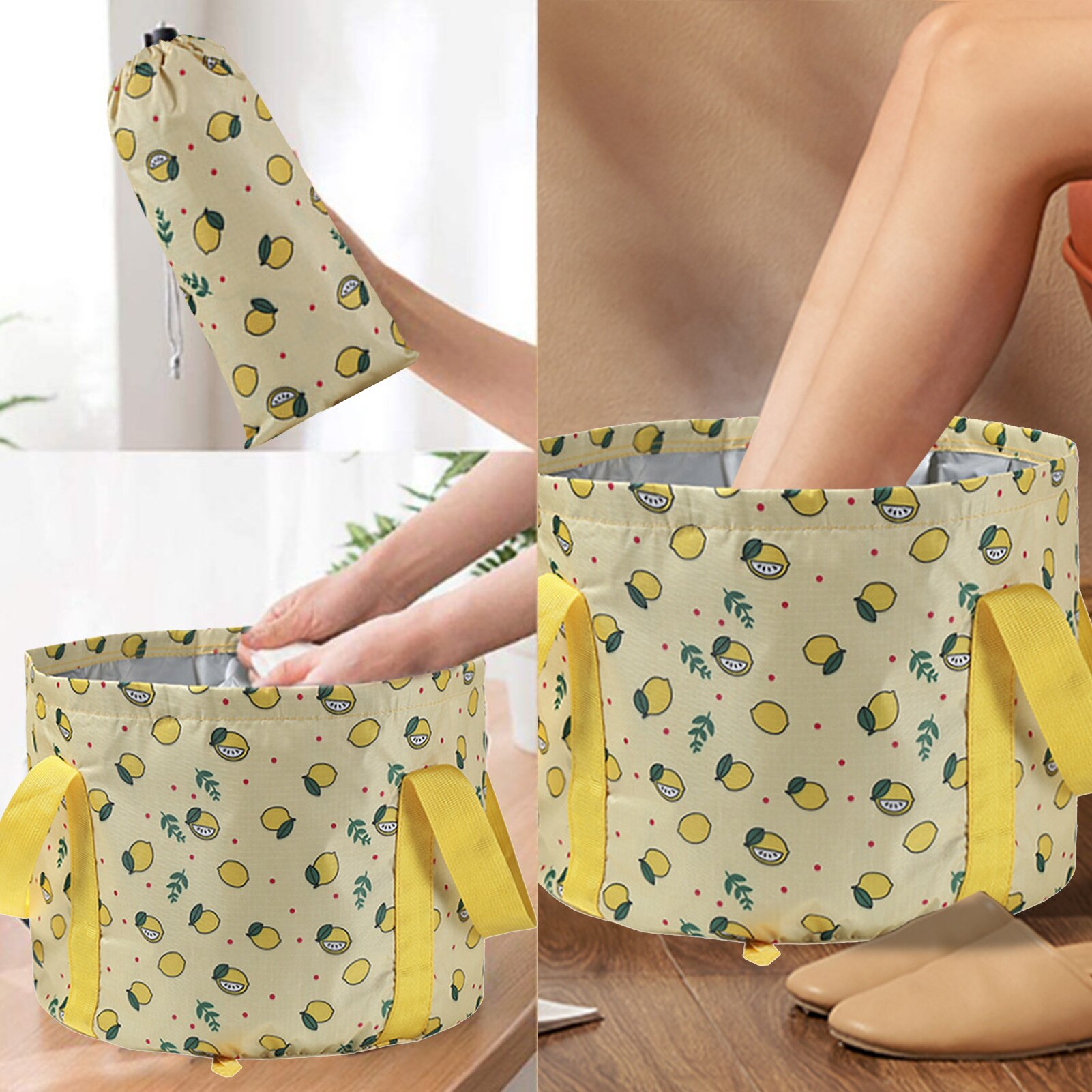 18L Travel Laundry Tub Multifunctional Portable Foldable Basin Travel Wash Basin Wash Basin Wash Basin Wash Foot Bucket